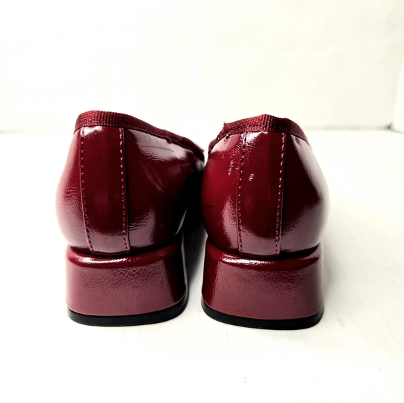 Unisa Leather Flats. Dark Red, 6M - Picture 3 of 12